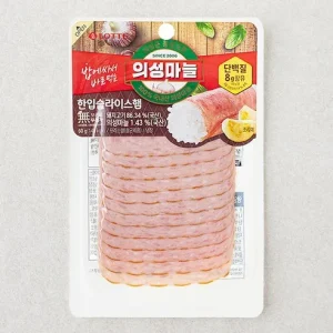 롯데햄 의성마늘 한입슬라이스햄
