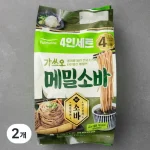 풀무원 가쓰오 메밀소바 4인