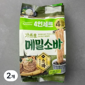 풀무원 가쓰오 메밀소바 4인