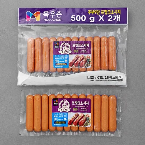 목우촌 주부9단 프랑크 소시지