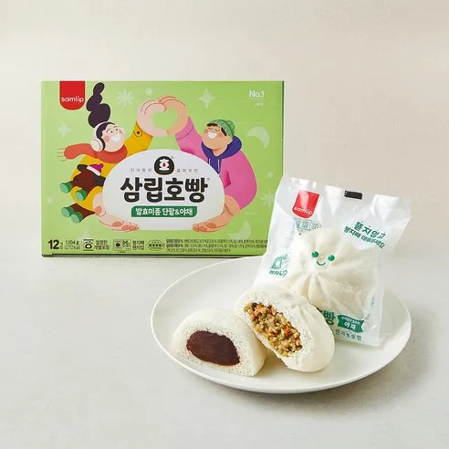 삼립 호빵 발효미종 단팥 야채